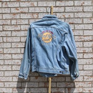 Vintage 1980-1990's Hard Rock Cafe Jean Jacket